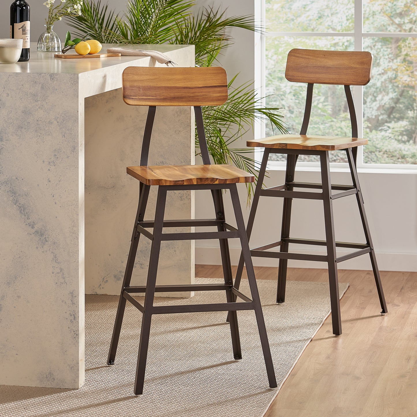 BAR CHAIR( SET OF 2 )