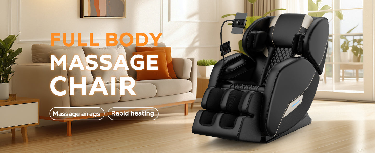 Massage Chair Recliner with Zero Gravity with Full Body Air Pressure