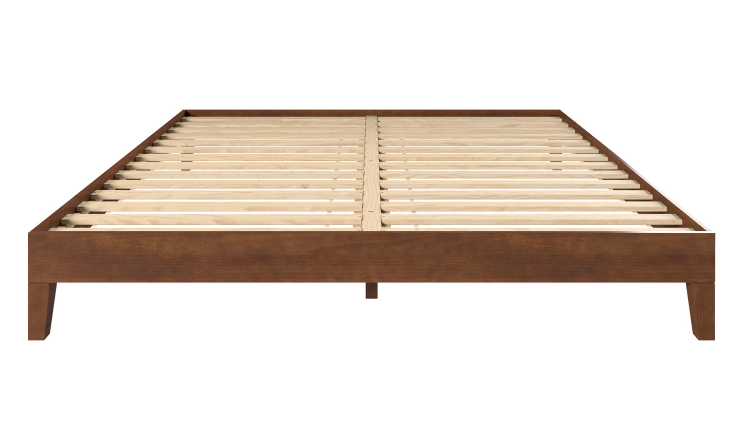 Nix - King Platform Bed - Brown