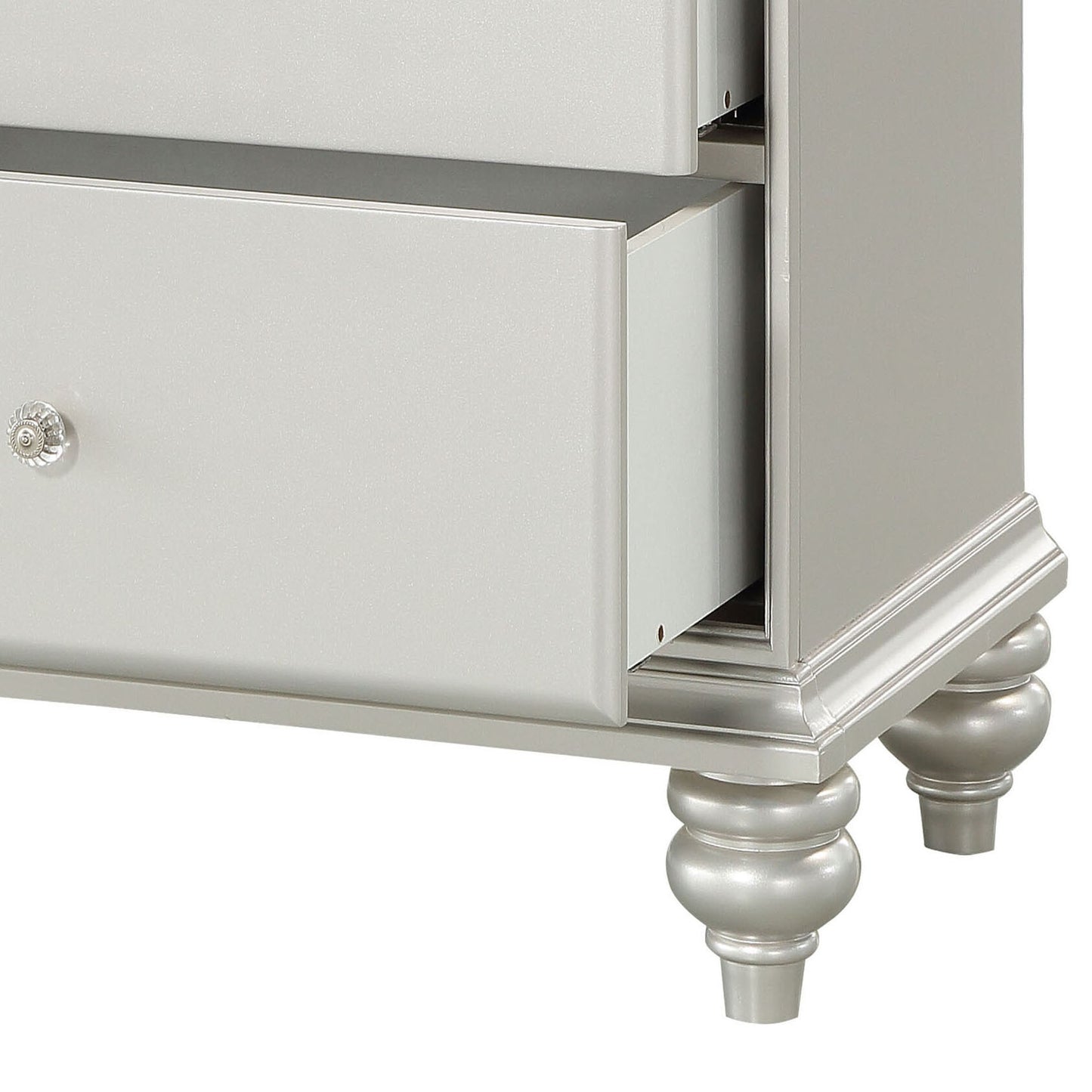 Platinum 2-drawer Nightstand