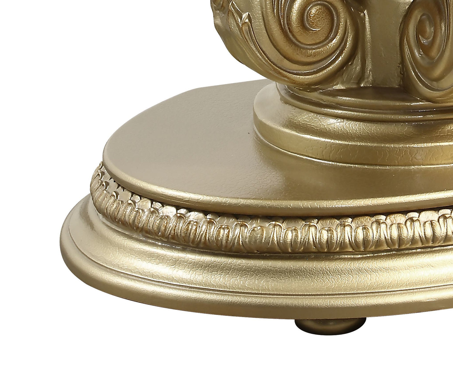 Gold 1-Drawer Nightstand