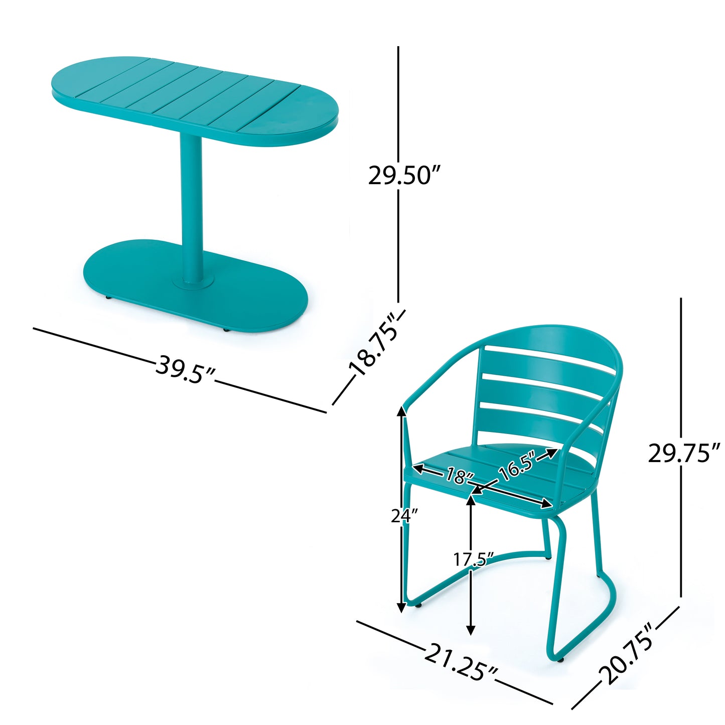 SANTA MONICA BISTRO SET