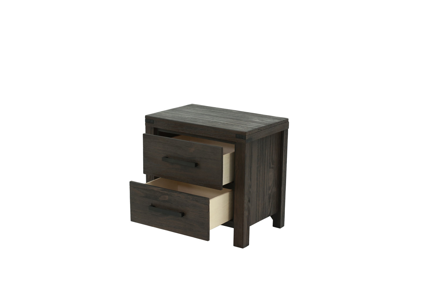 Bedroom Furniture Simple Nightstand Drawers Bed Side Table Solidwood