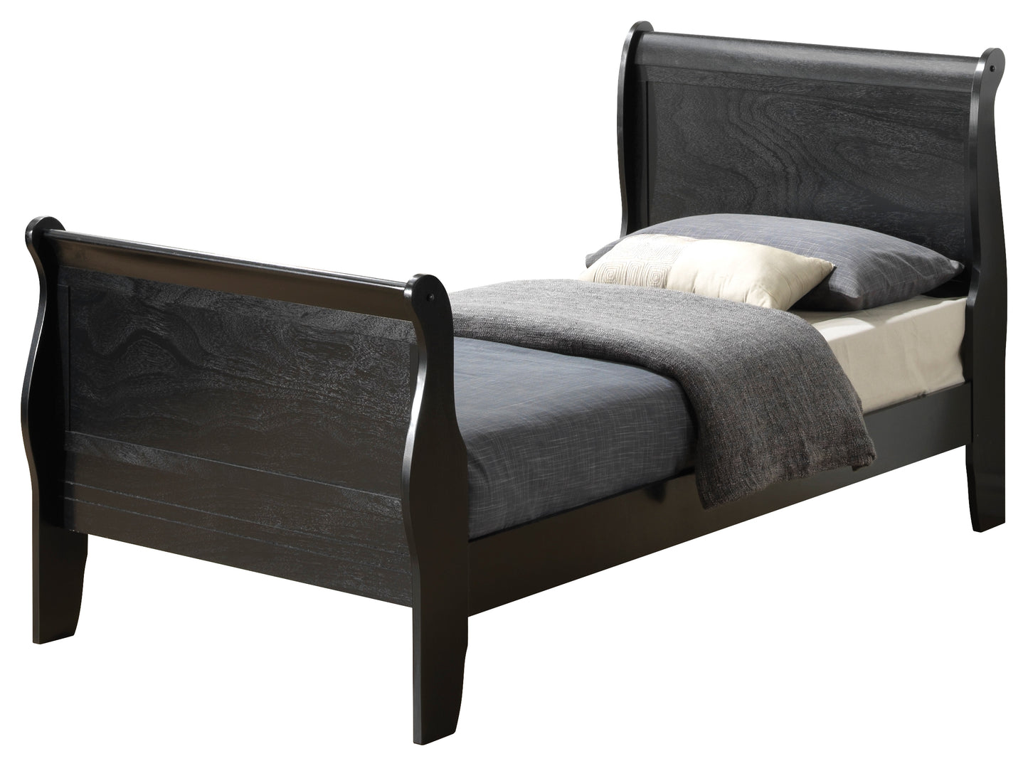 Elegant Black Twin Bed For Timeless Bedrooms
