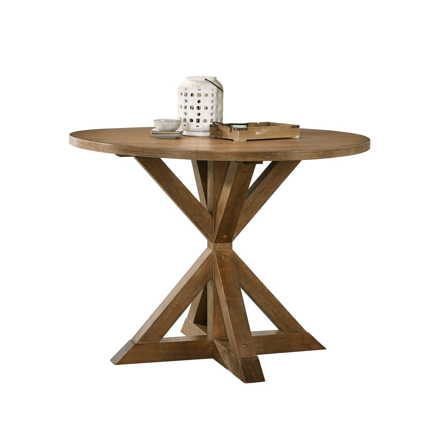 Windvale Cross-Buck Base Counter Height Dining Table