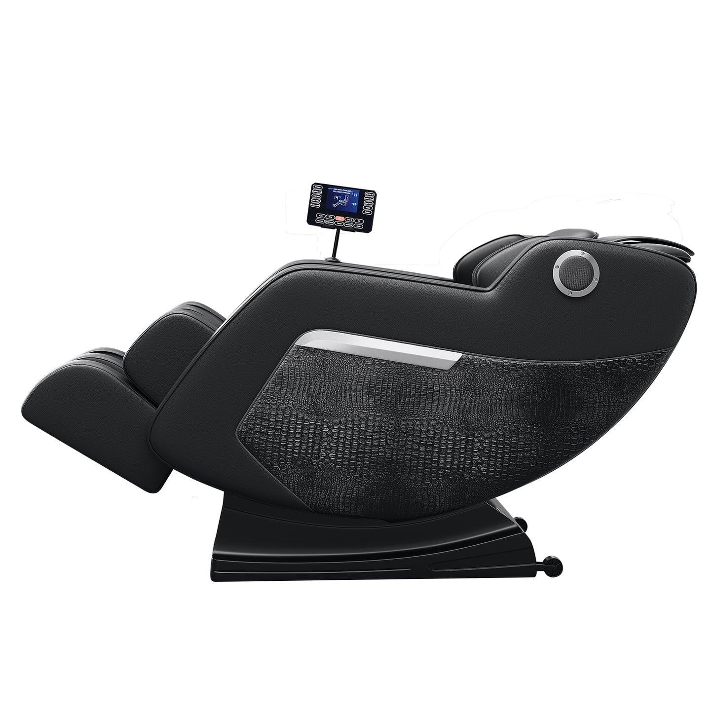 Open Massage Chair,Full Body Zero Gravity Recliner with Bluetooth, Hip Heating, Foot Massage and Air Massage System for Home Office, for mom/dad (Black)