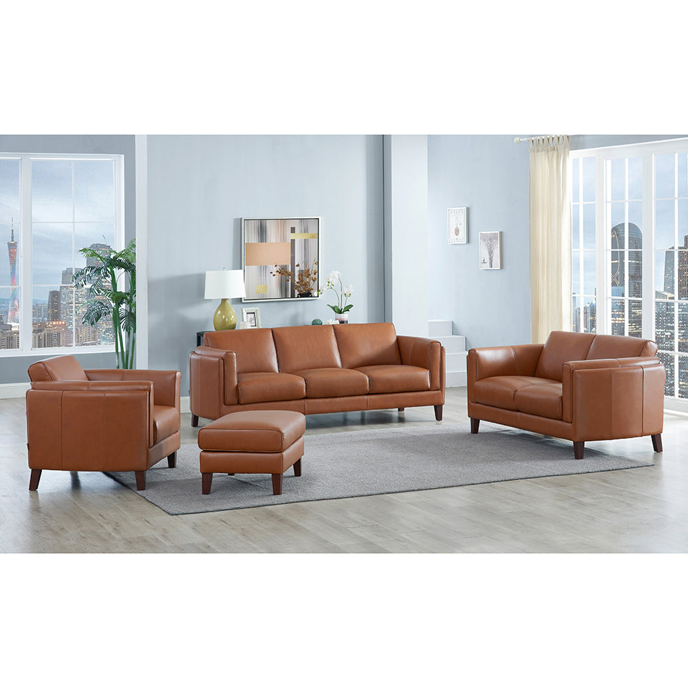 Maui Leather Sofa