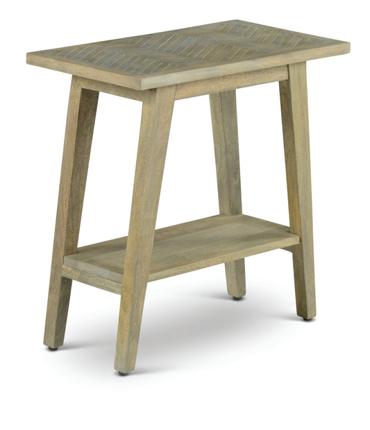 Milani - Chairside End Table - Light Brown