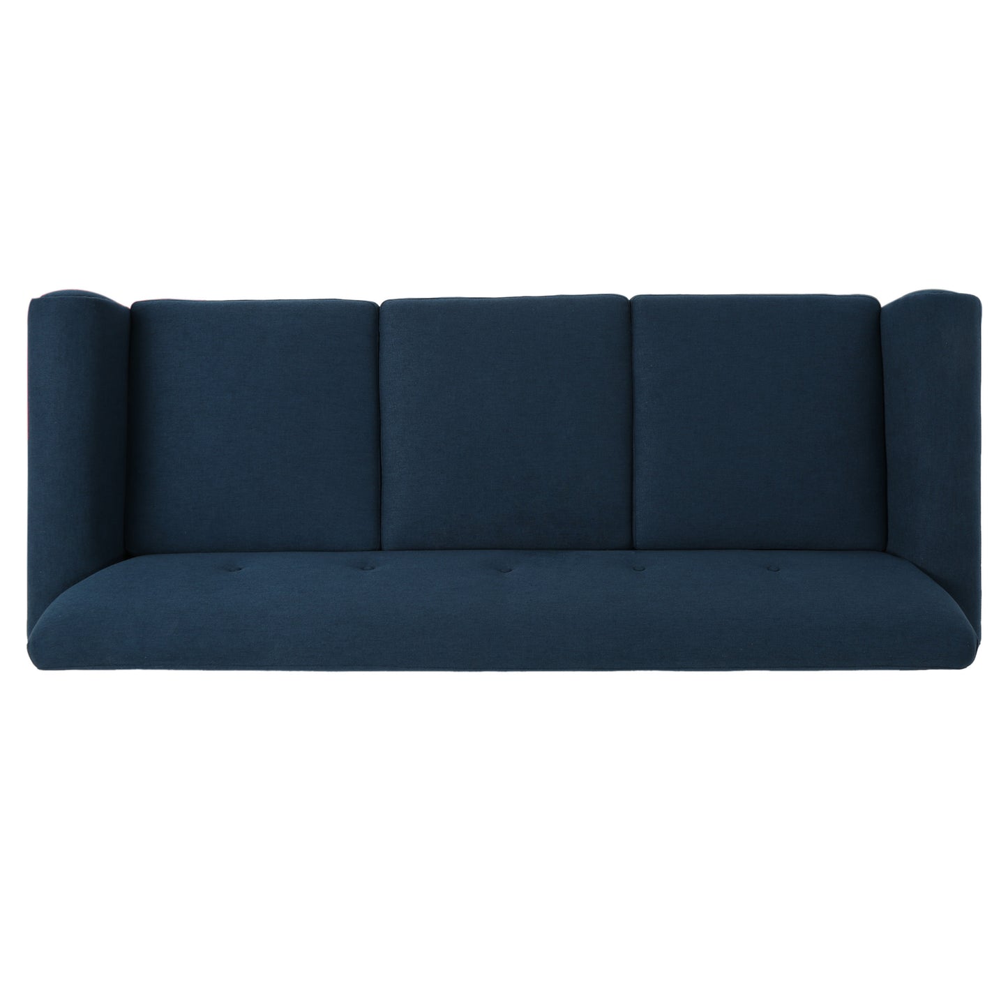 Mirod Comfy 3-Seat Sofa with Wooden Legs, Modern Style for Living Room and Study