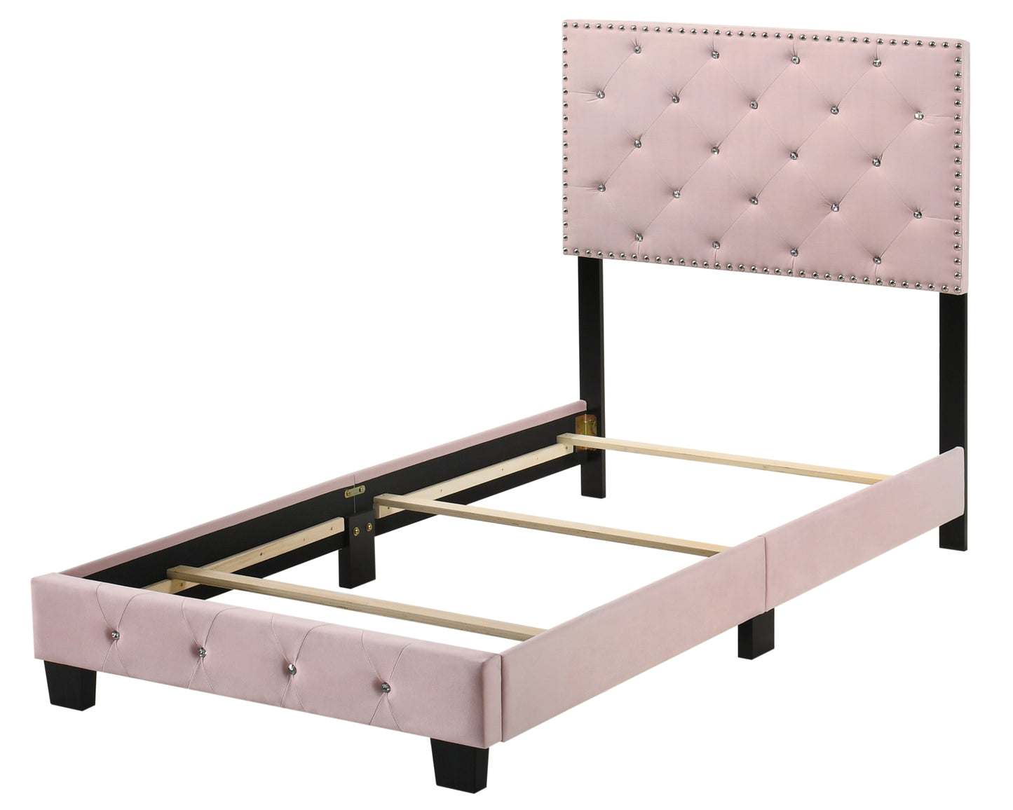 Charming Pink Twin Bed For Kids