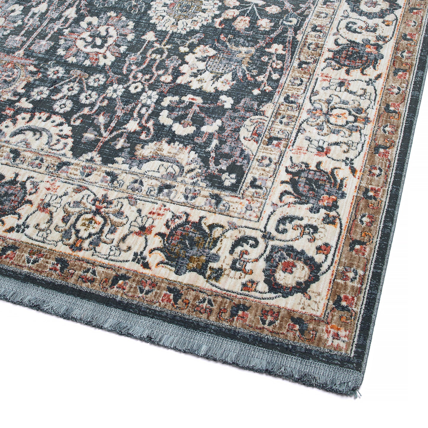 Transitional, Oriental, Cut Pile 5'3" x 7'3" Rectangle Area Rug