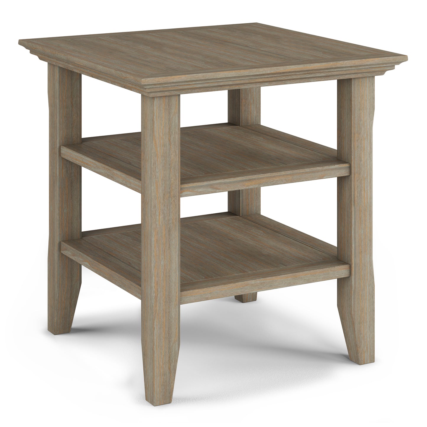 Acadian - End Table - Distressed Grey
