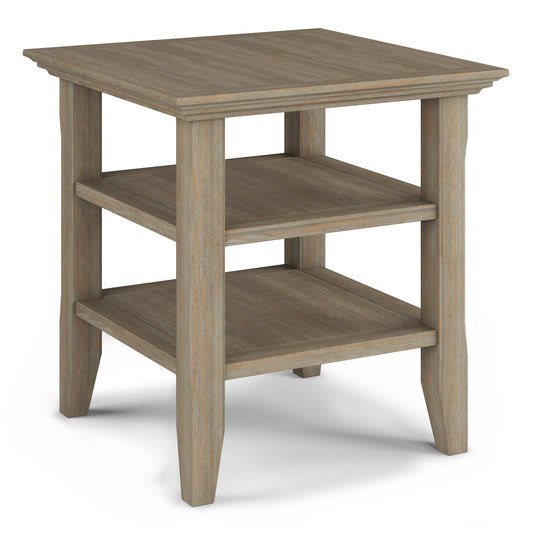 Acadian - End Table - Distressed Grey