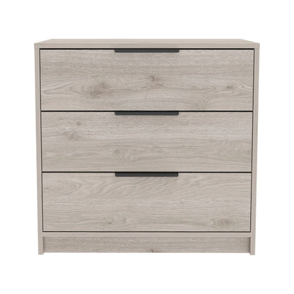 Cannon 3-Drawer Rectangle Dresser Light Grey