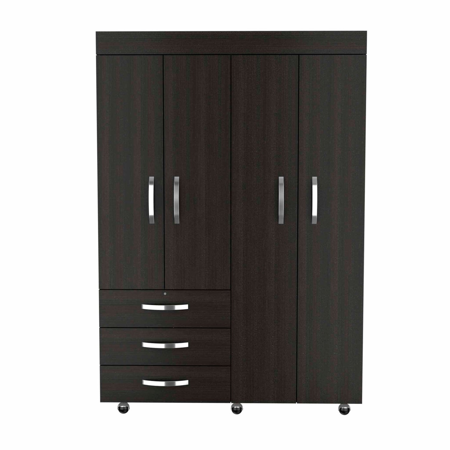 Isla Vista 3-Drawer Armoire  Black Wengue