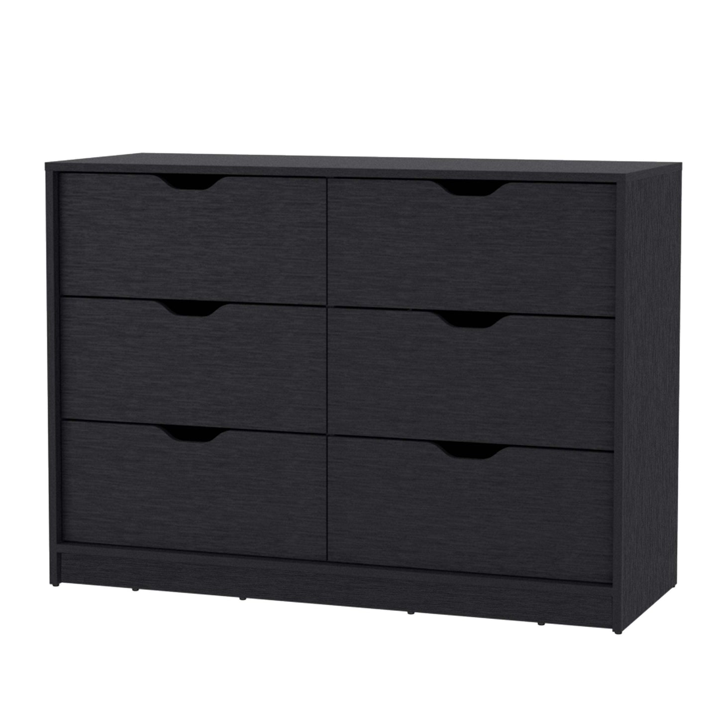Dillon 4 Drawers Dresser, Chest of Drawers with 2 Cabinets