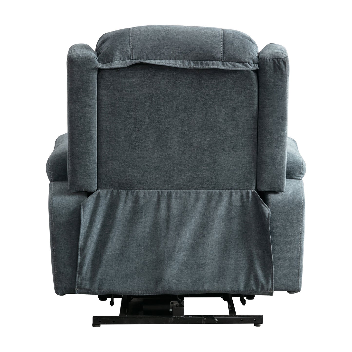 Power Lift Recliner Chair Recliners for Elderly with Heat and Massage Recliner Chair for Living Room with Infinite Position and Side Pocket,USB Charge Port(BLUE)