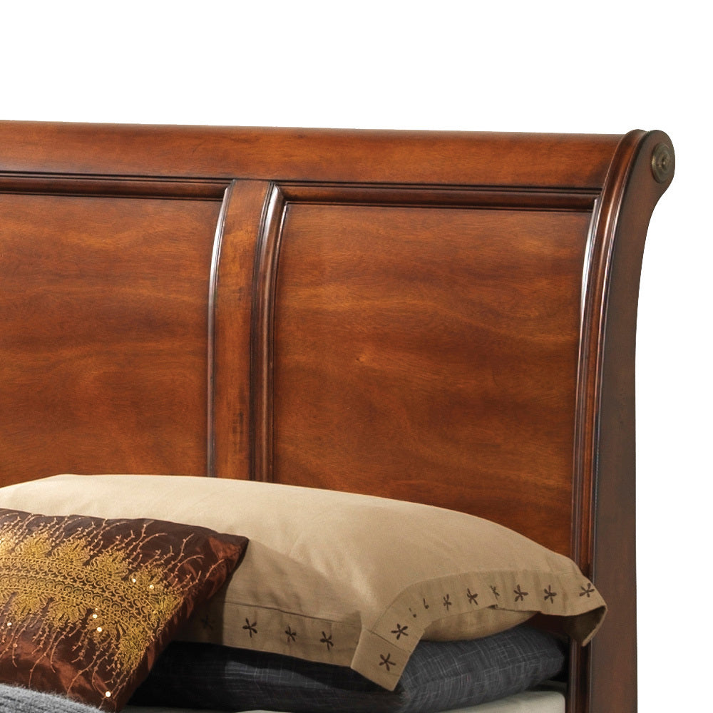 Charming Oak Transitional Storage Bed