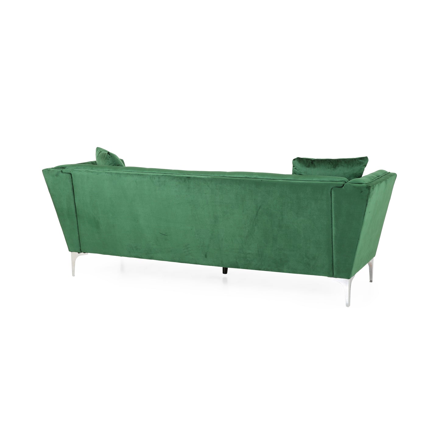 Mirod Comfy 3-seat Sofa with Metal Legs, Modern  for Living Room and Study