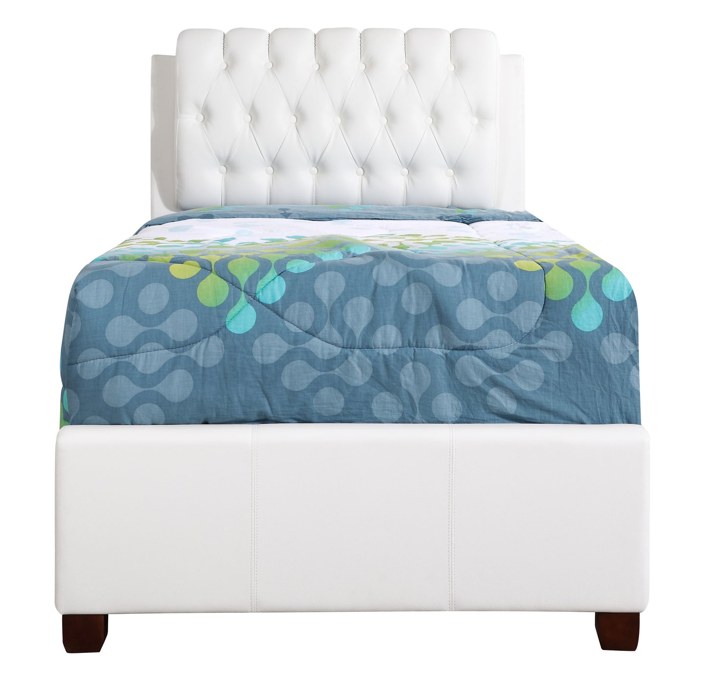 Stylish White Twin Bed For Contemporary Spaces