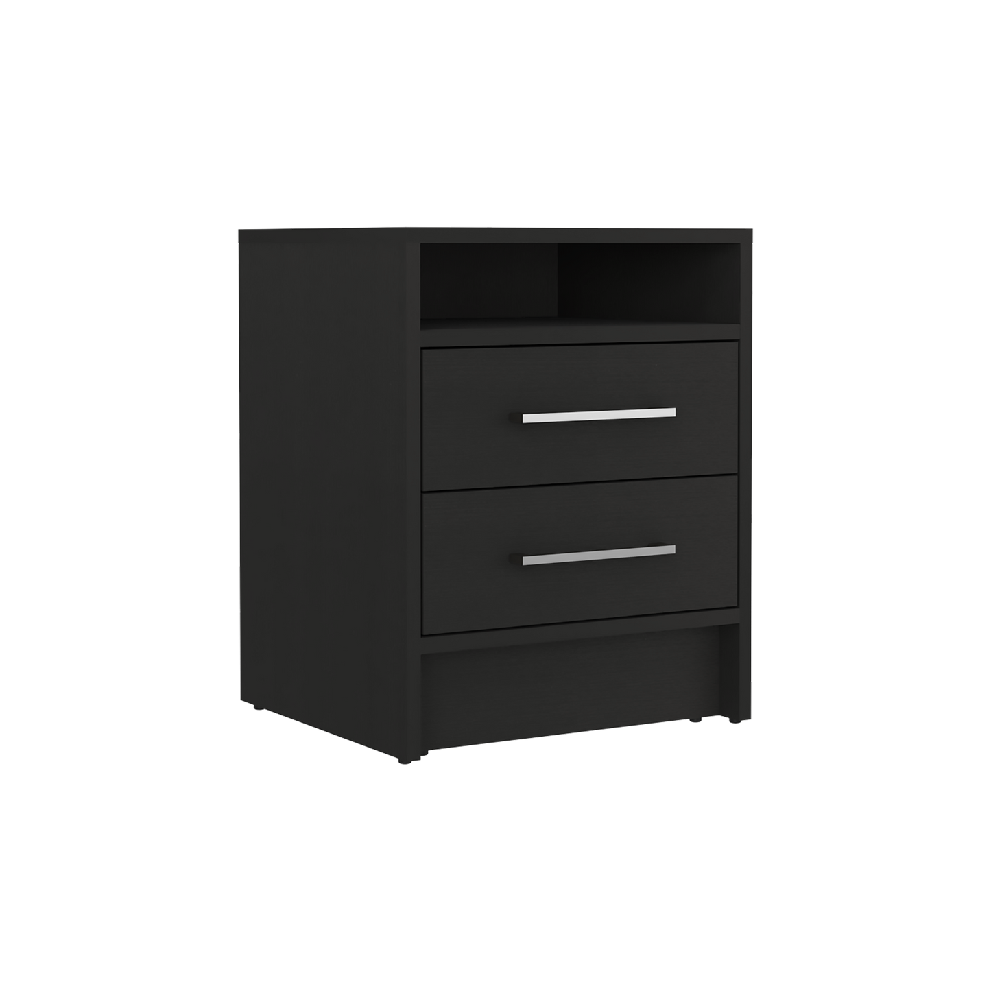 Greter 24"  Two-Drawer Night Stand  With open shelf