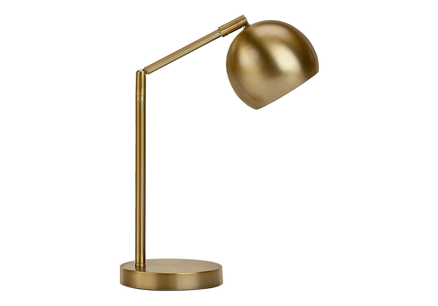 Lighting, 19"h, Table Lamp, Gold Metal, Gold Shade, Contemporary