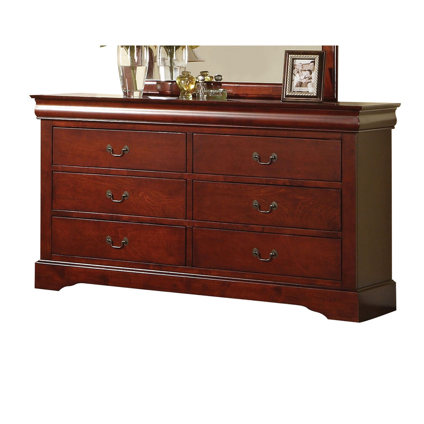 Louis Philippe III Cherry Finish Dresser