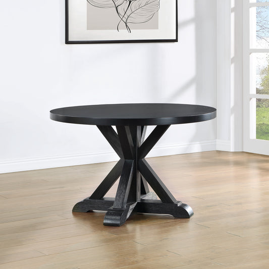 Molly - Round Dining Table - Black