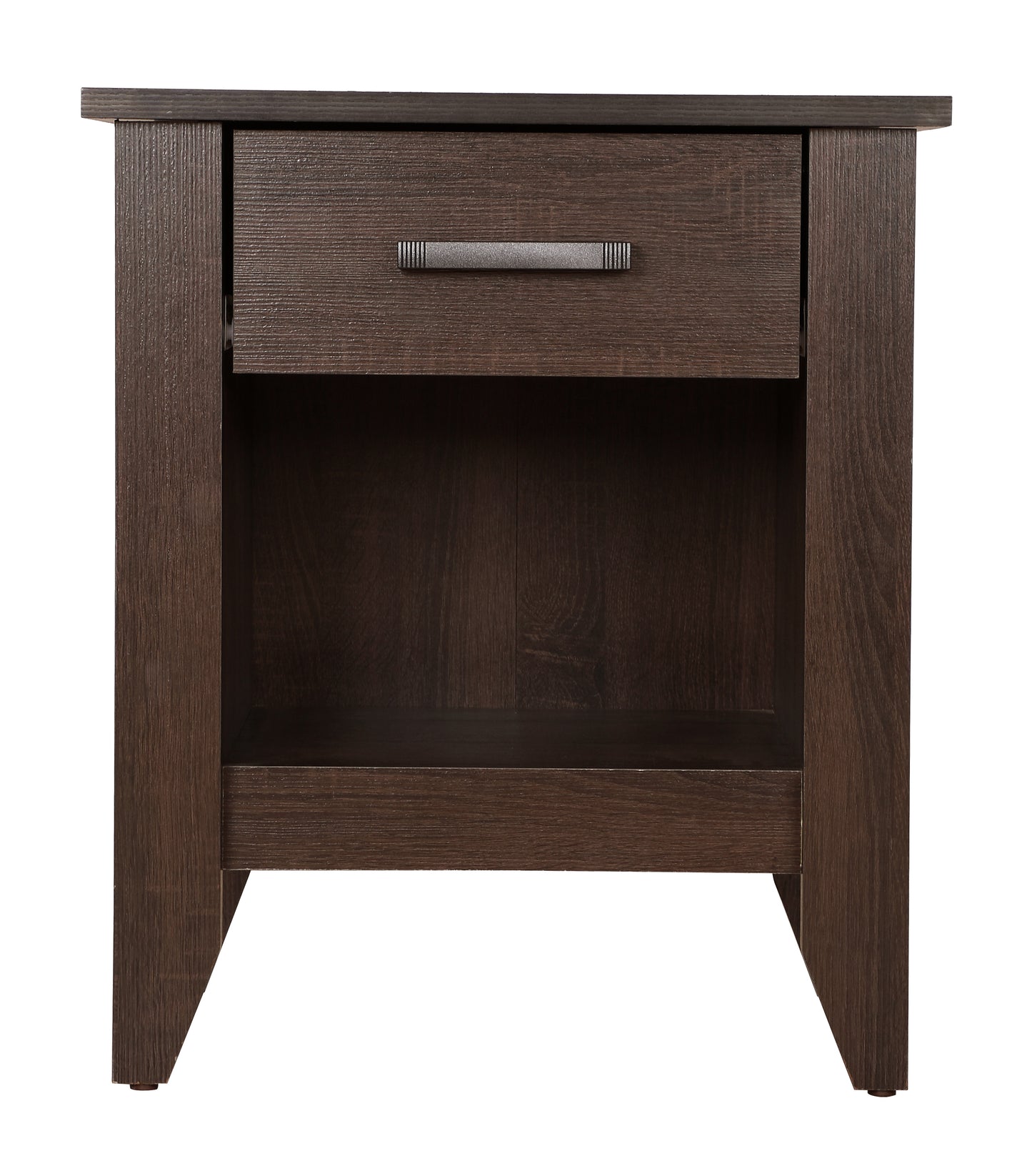 Sleek Contemporary Nightstand In Wenge Finish