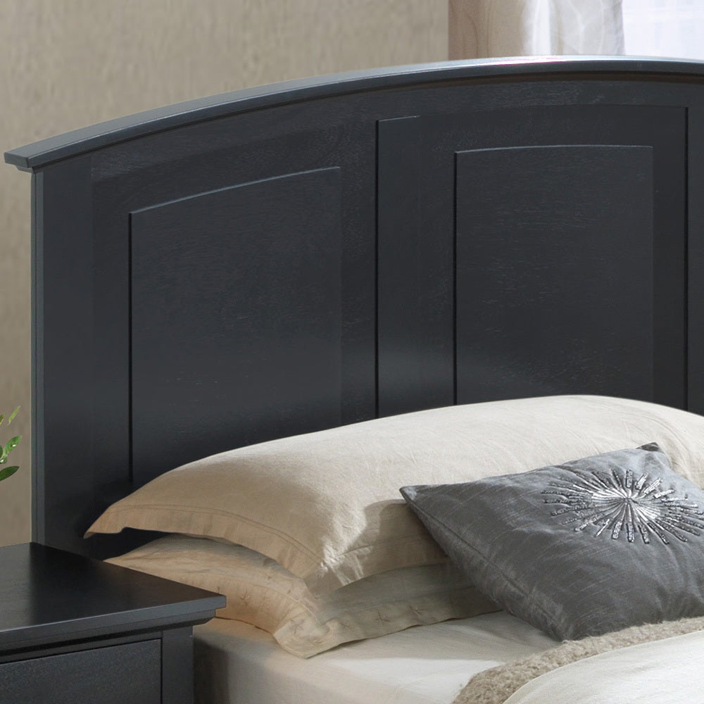Cozy Black Queen Bed For Relaxed Living