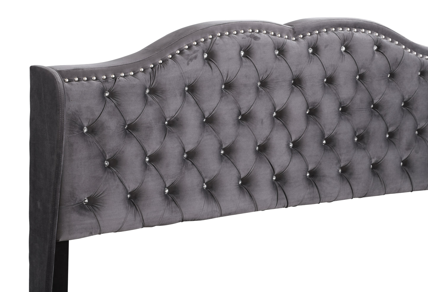 Stylish Transitional Full Upholstered Bed