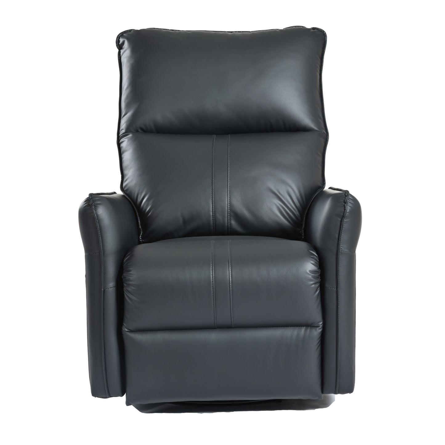 Power Swivel Rocker Recliner Chair for Adults, 270° Swivel Rocking Recliner Chair,Electric Small Recliners for Small Spaces, Single Sofa Recliner for Living Room, Bedroom,RV (Black+270°Swivel)