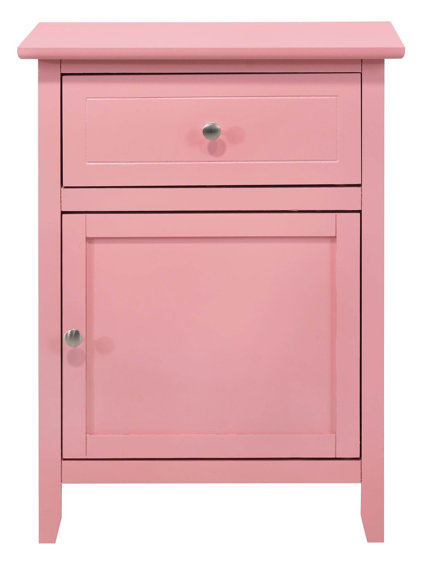 Charming Pink Nightstand For Casual Spaces
