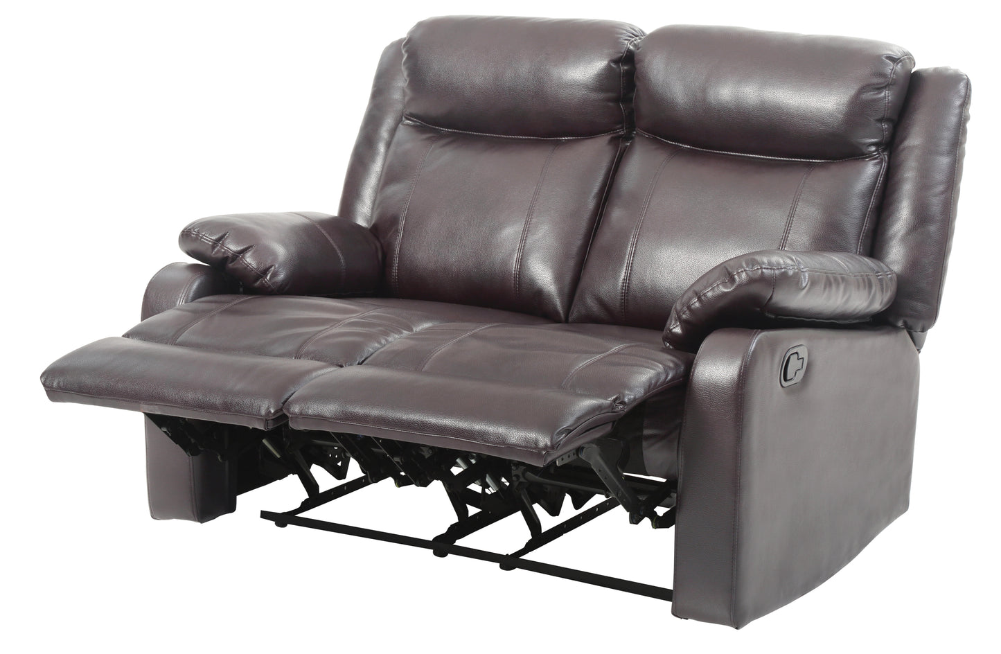 Glory Furniture Ward G760A-RL Double Reclining Love Seat , DARK BROWN