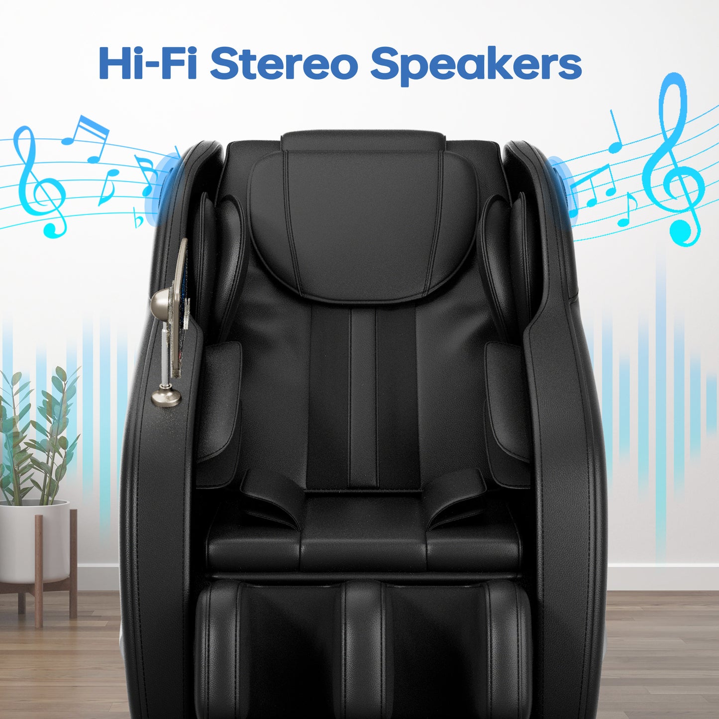 Full Body Massage Chair, Zero Gravity Mode, Deep Tissue Massage Chair, Foot Massage, 8 Fixed Massage Roller, LCD Touch Screen, Waist Heater, Bluetooth