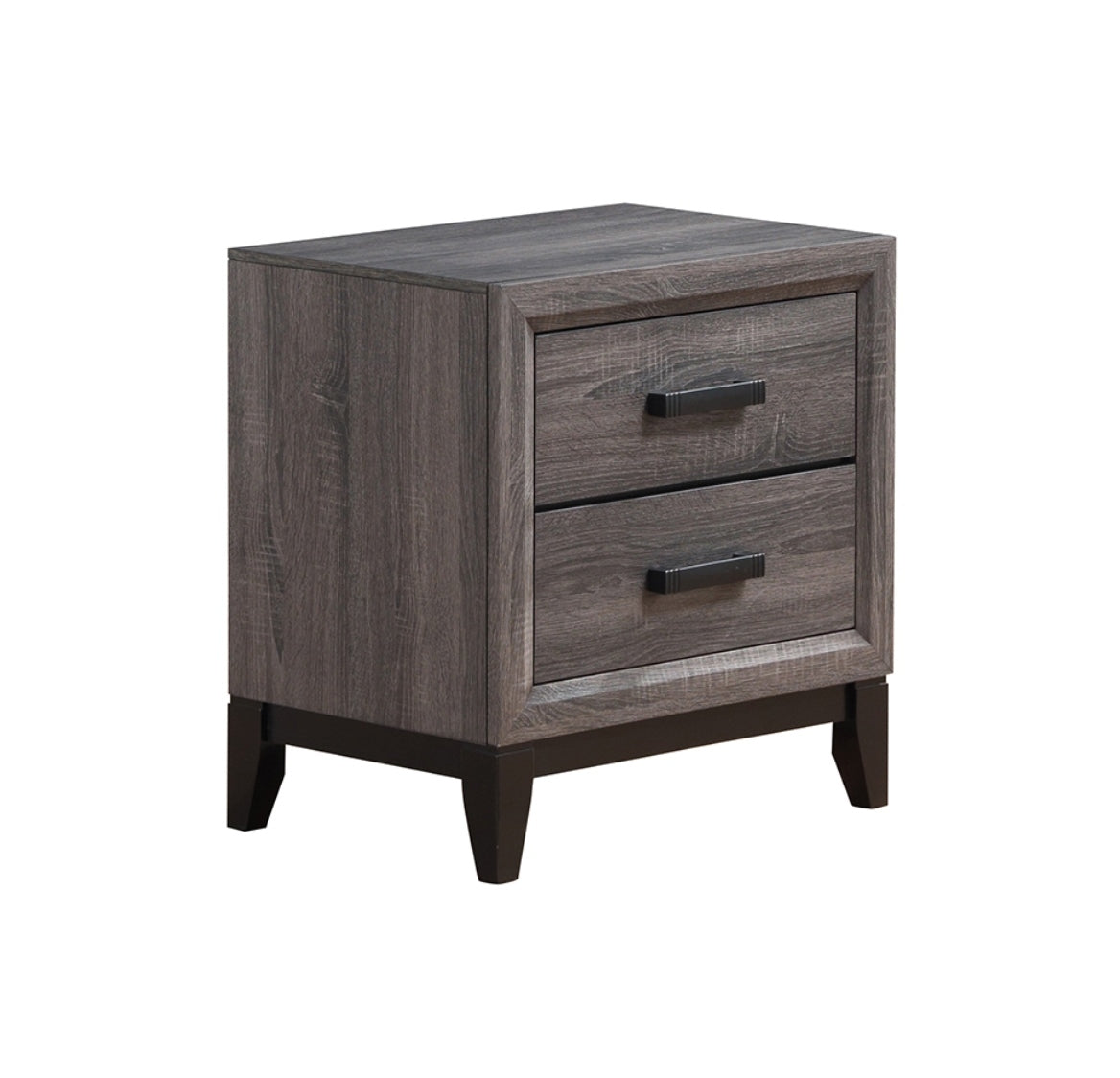 MIRAGE FOIL GREY NIGHTSTAND