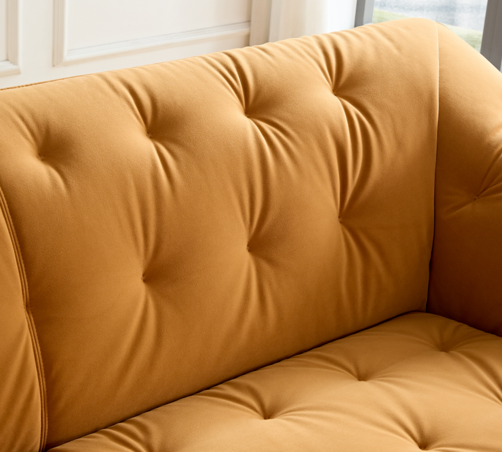 WKS10O Orangeset sofa, durable fabric, solid wood frame