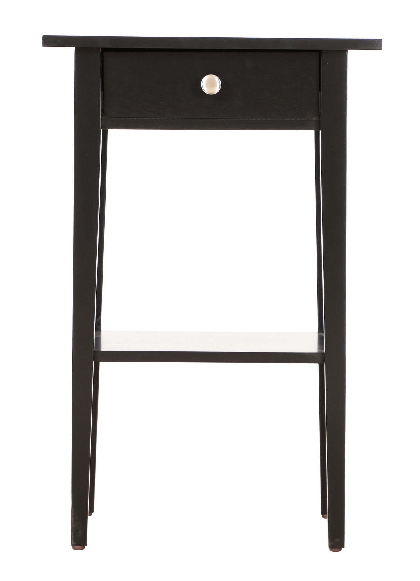 Sleek Contemporary Nightstand In Black