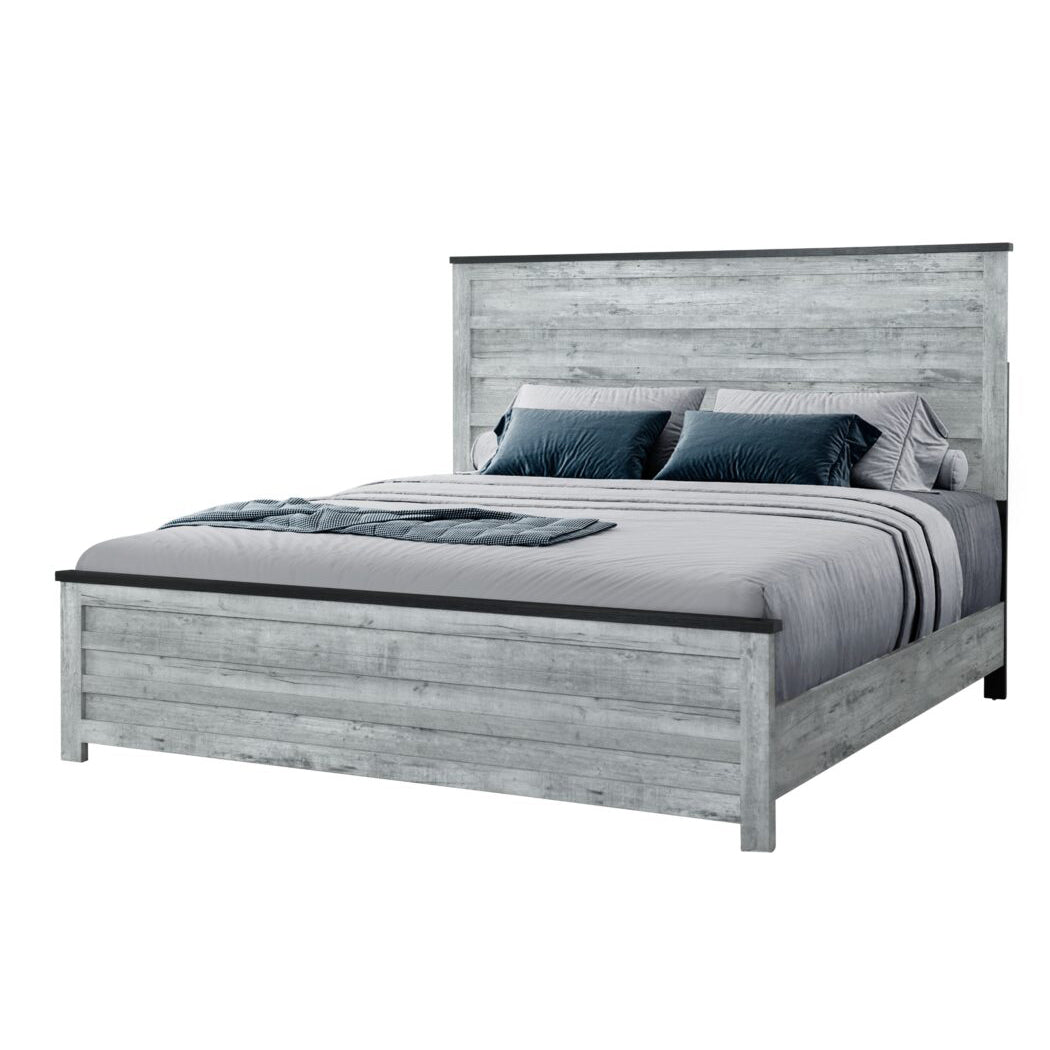 KICKS GREY WASH KING BED