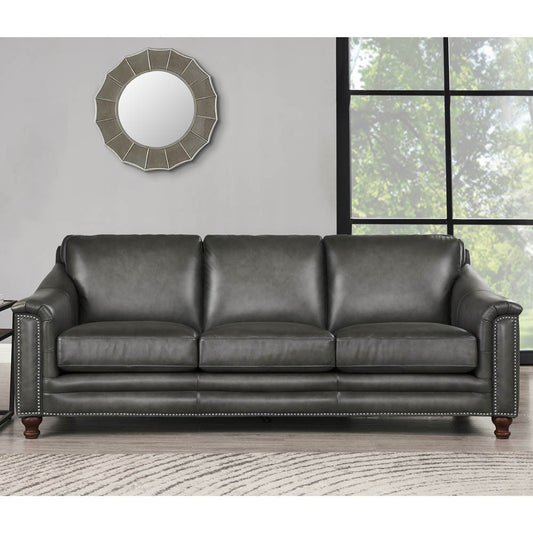 Belfast Top Grain Leather Sofa Couch