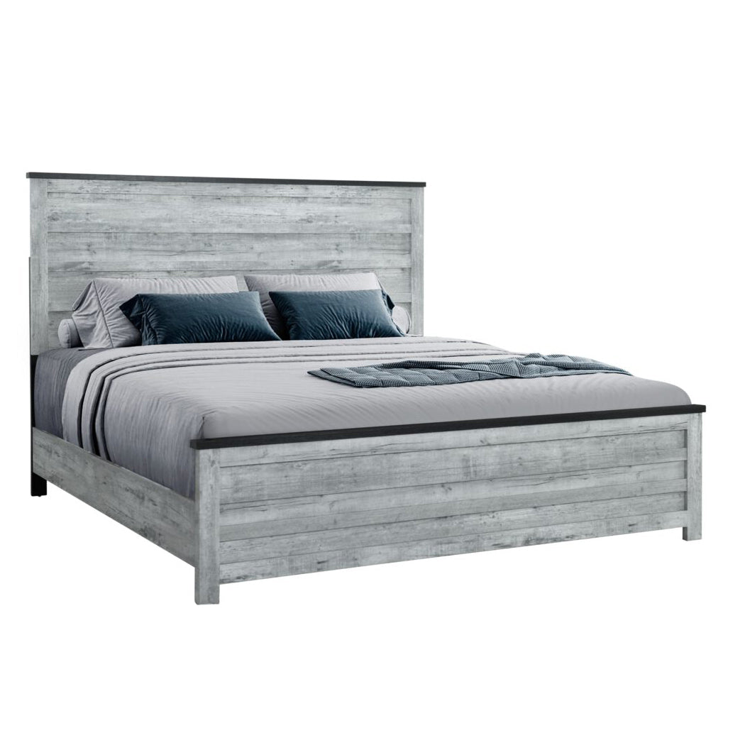 KICKS GREY WASH KING BED