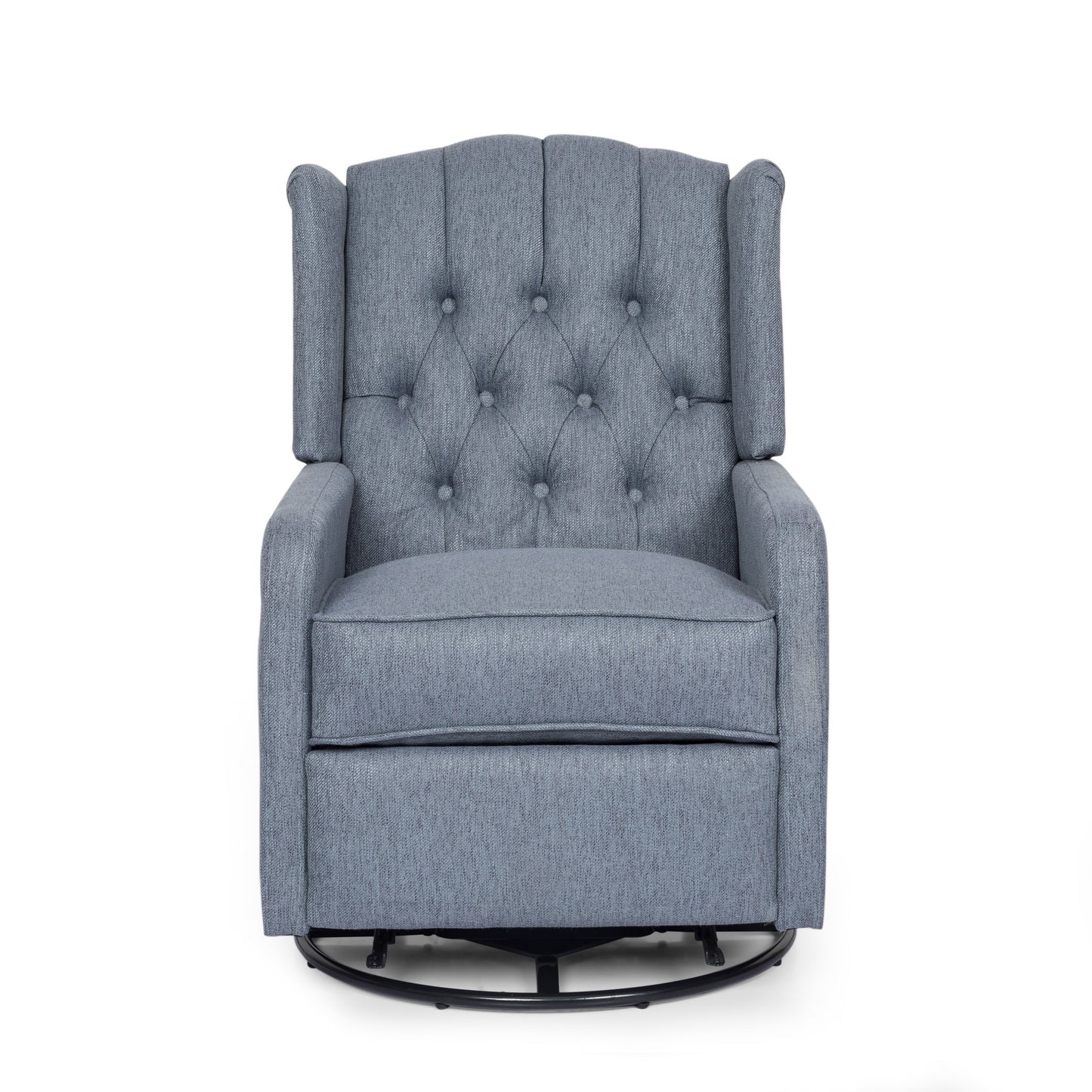 Classic Design, Manual Recliner Chair with 360-Degree Swivel