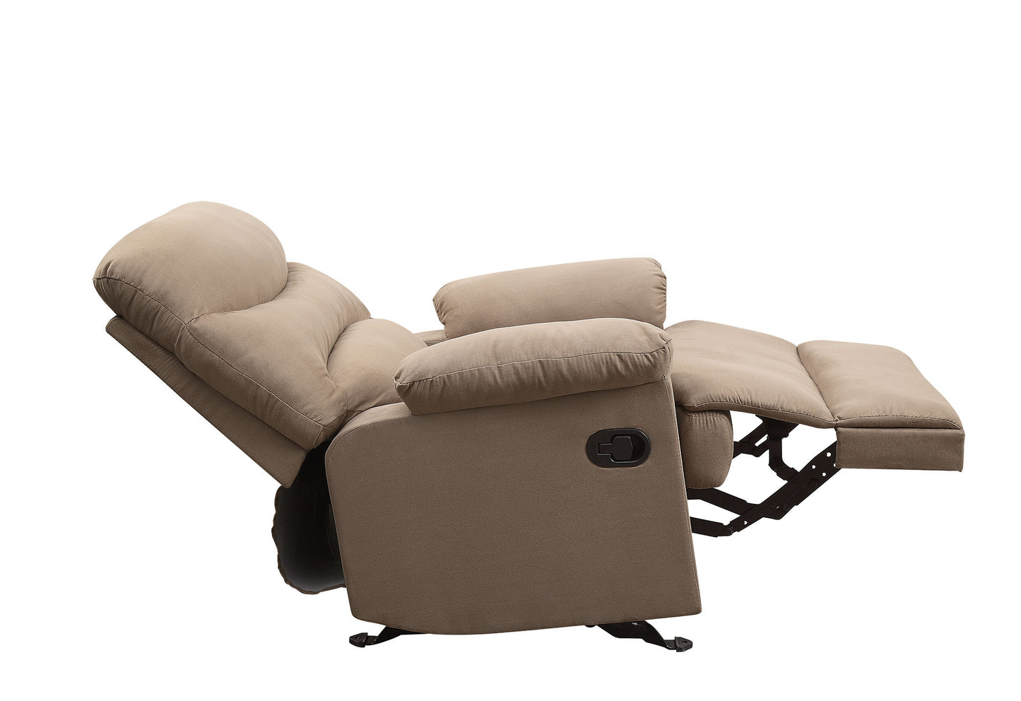 Arcadia Light Brown Microfiber Motion Recliner