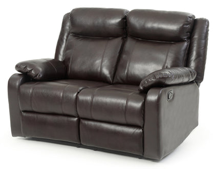 Glory Furniture Ward G760A-RL Double Reclining Love Seat , DARK BROWN