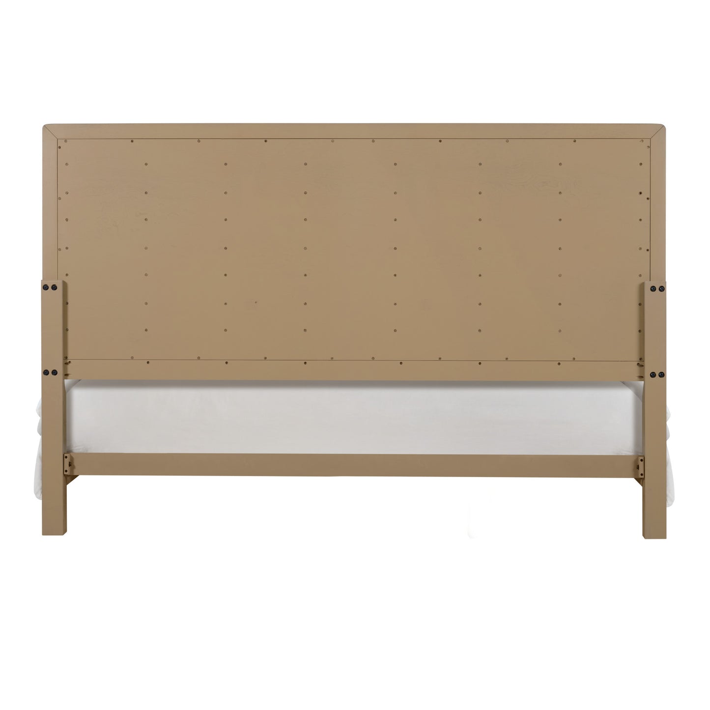 Clove Tan Queen Panel Bed
