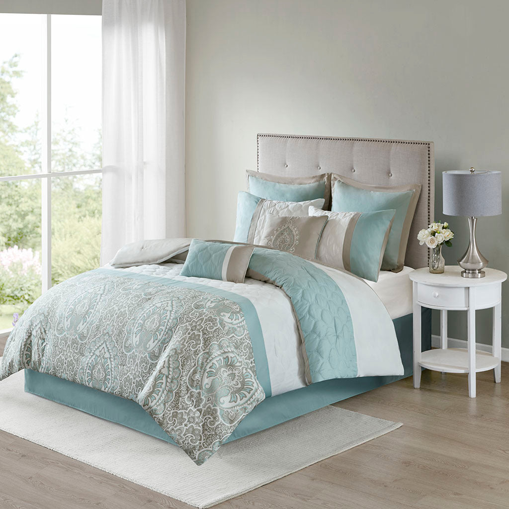 Queen 8 Piece Comforter Set