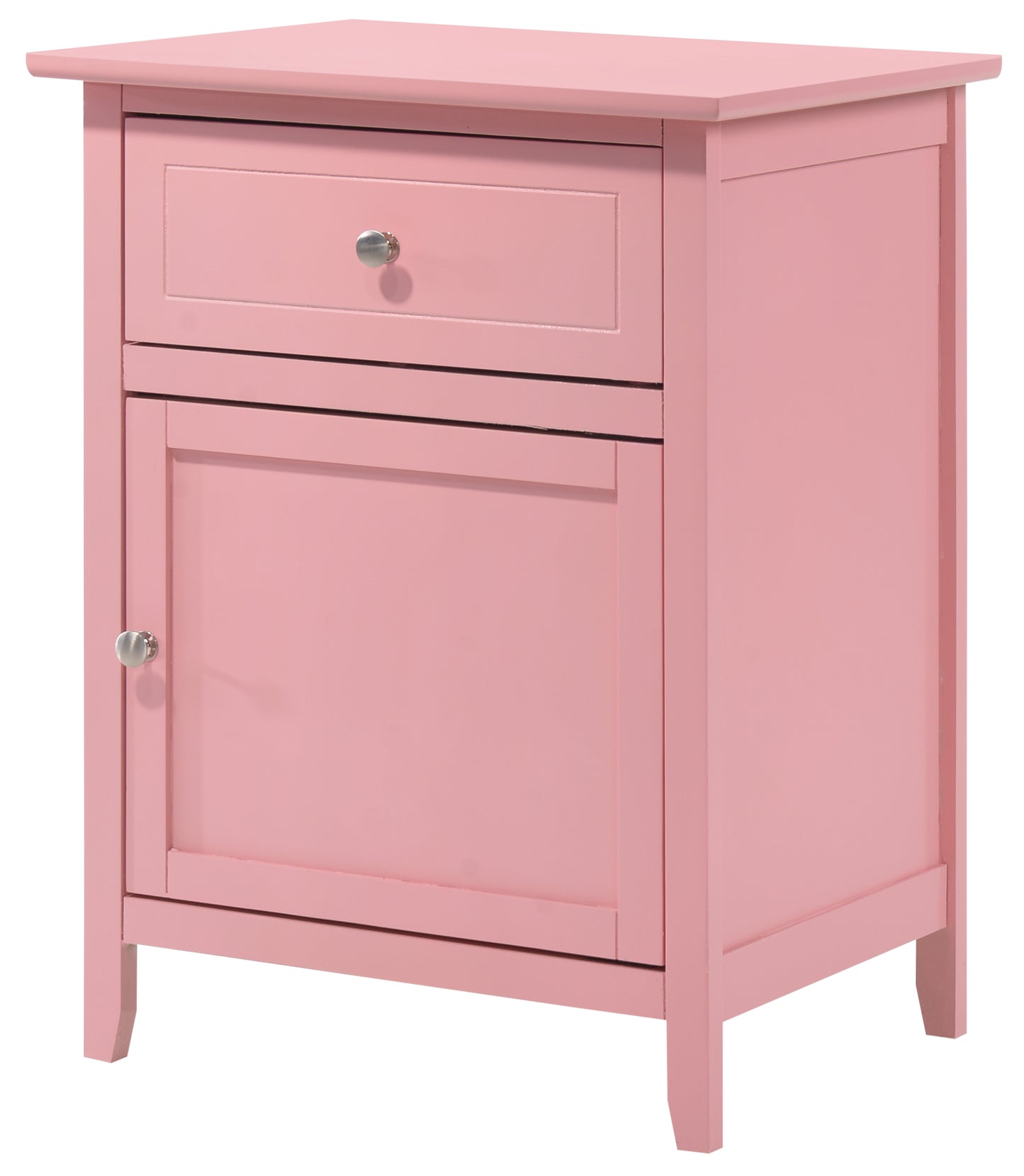 Charming Pink Nightstand For Casual Spaces