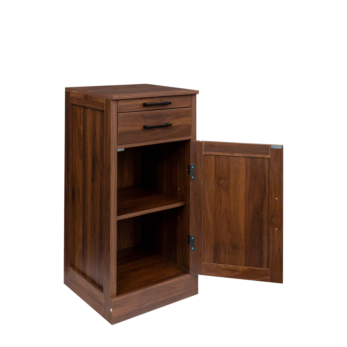 brown walnut color modular wine bar cabinet Buffet Cabinet with Hutch for Dining Room