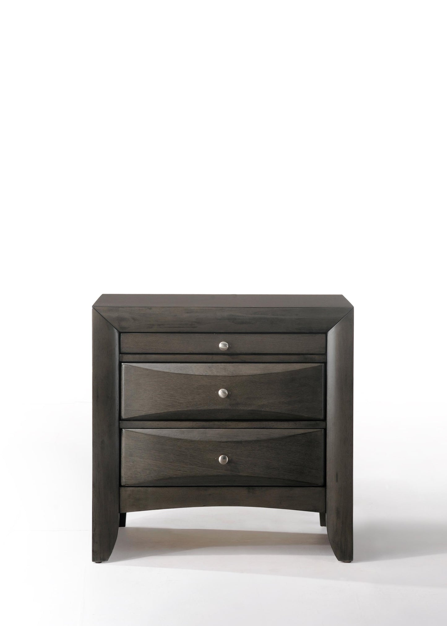 Ireland Gray Oak Finish Nightstand
