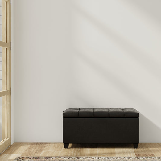 Sienna Storage Ottoman Bench
